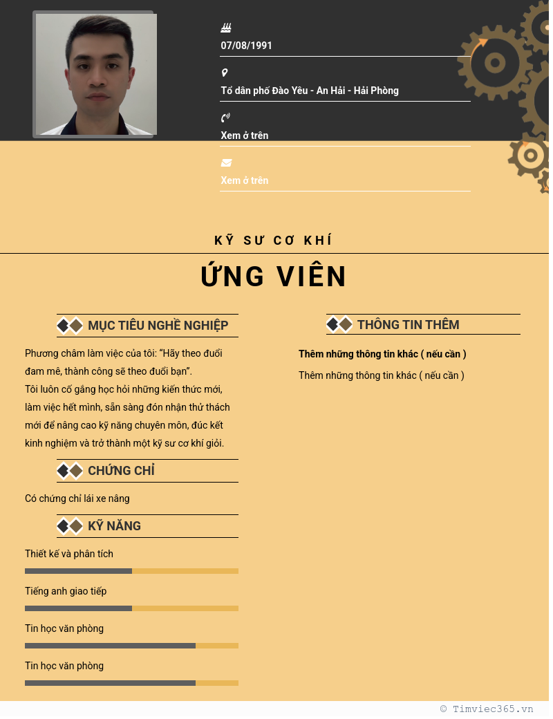 CV ứng viên