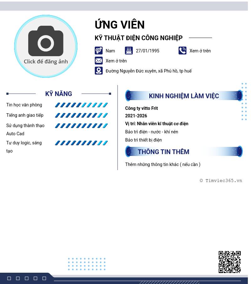 CV ứng viên