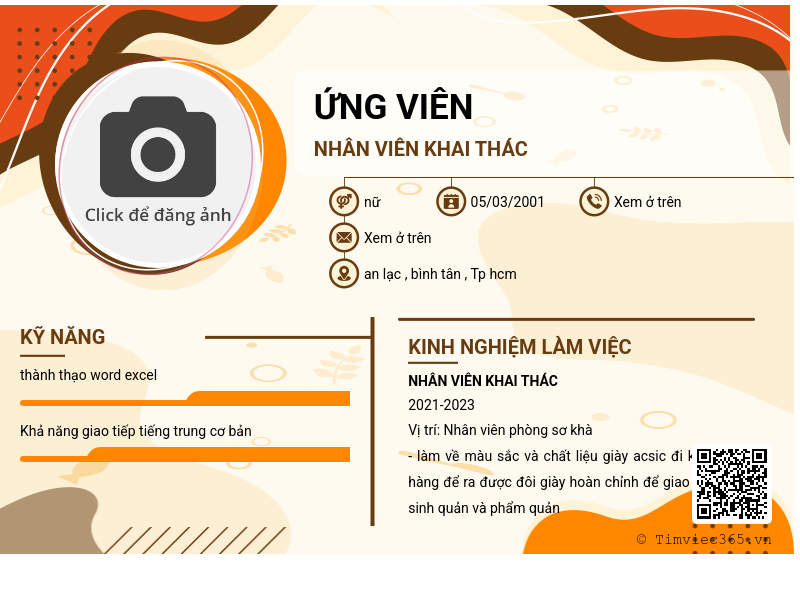 CV ứng viên