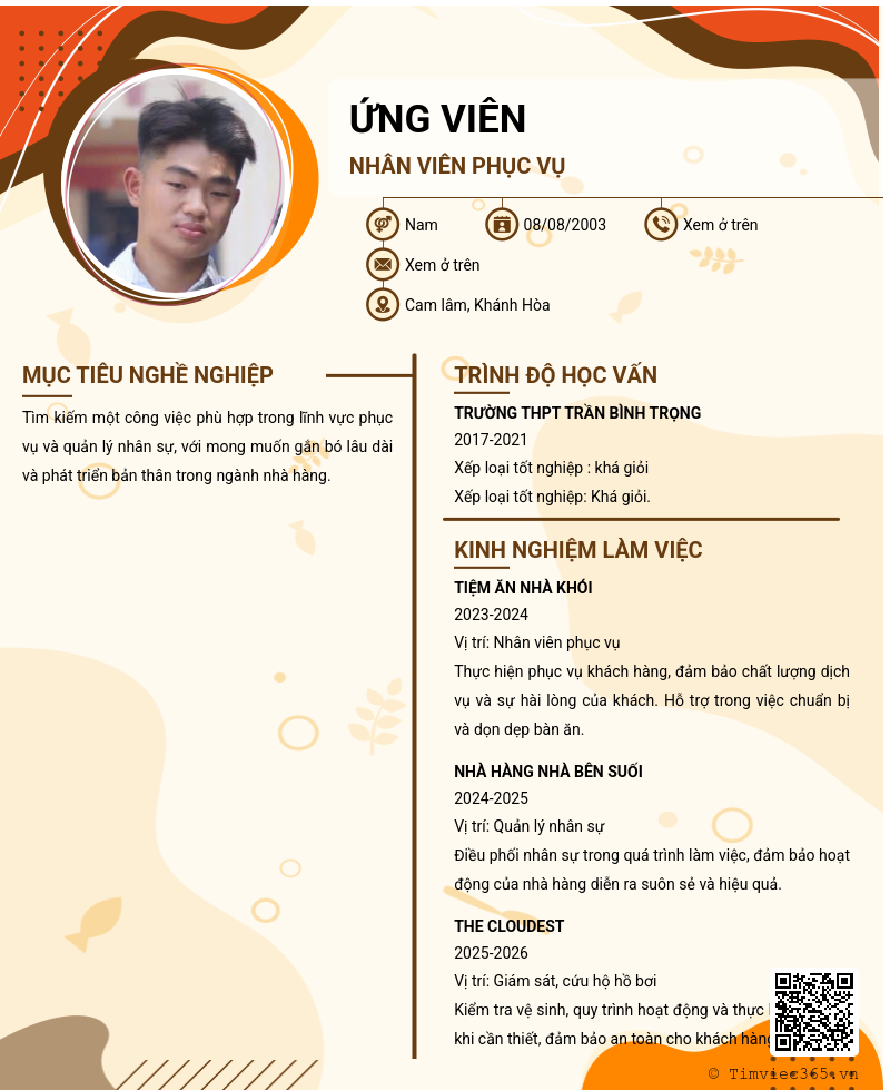 CV ứng viên