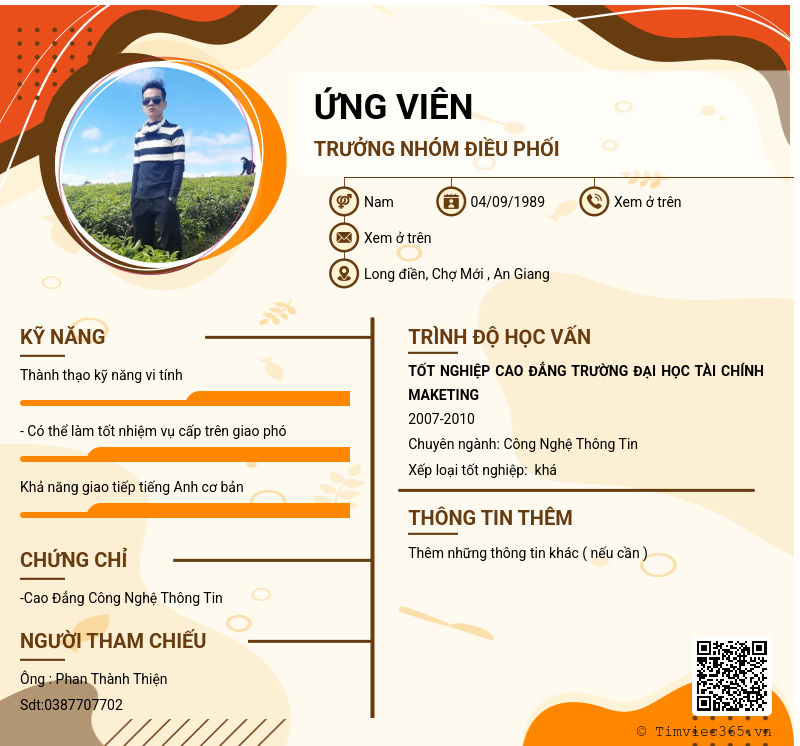 CV ứng viên