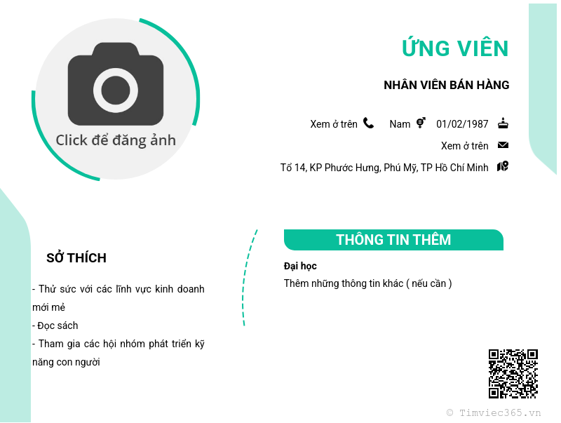 CV ứng viên