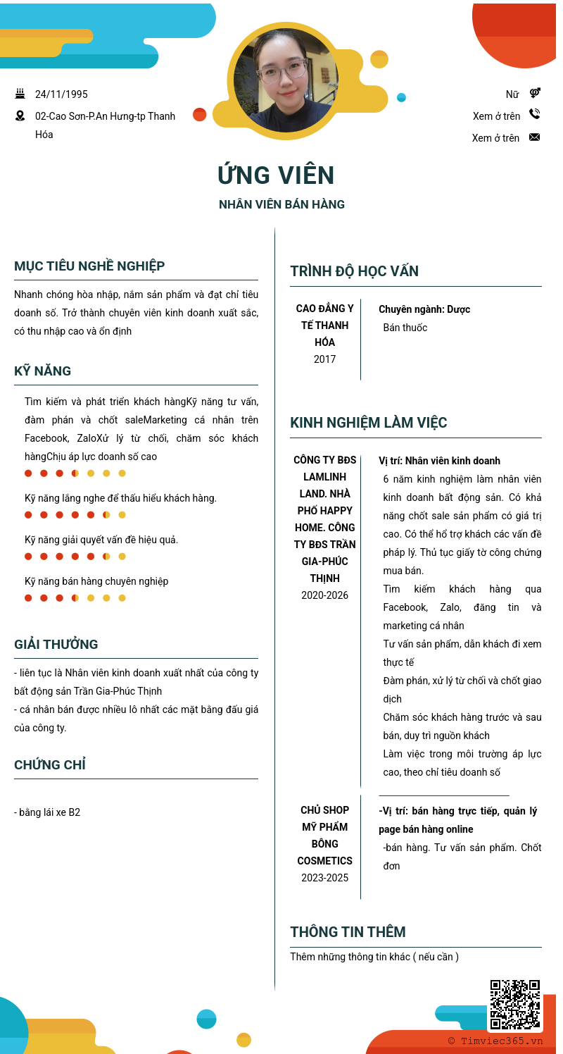 CV ứng viên