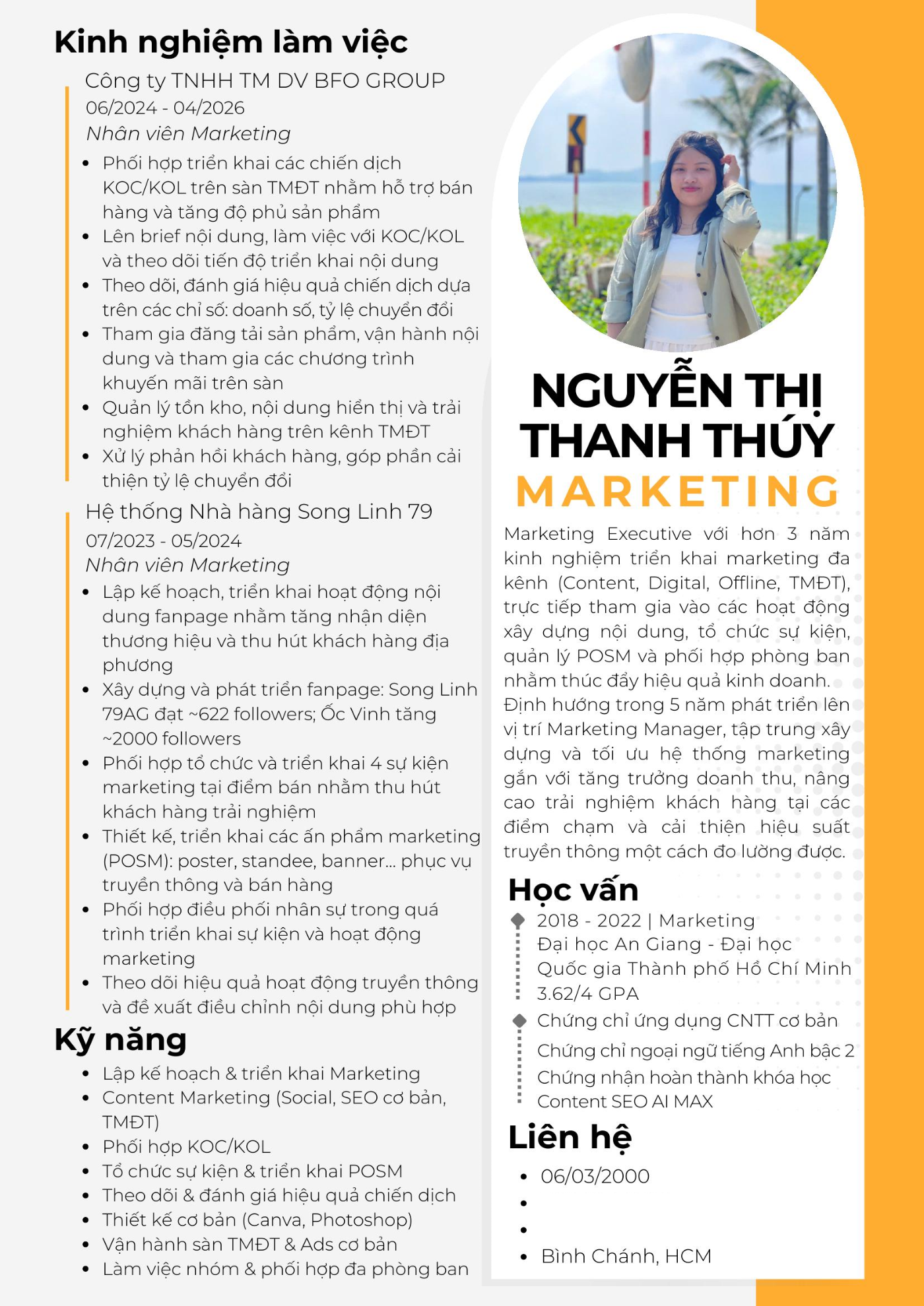 CV ứng viên