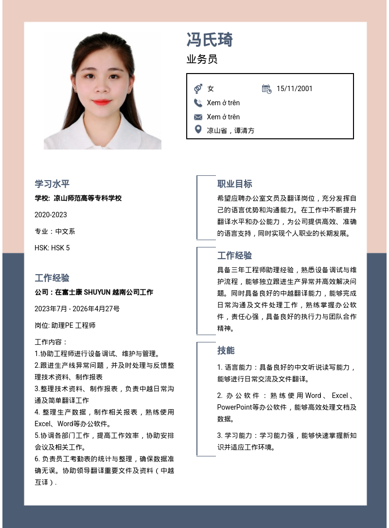 CV ứng viên