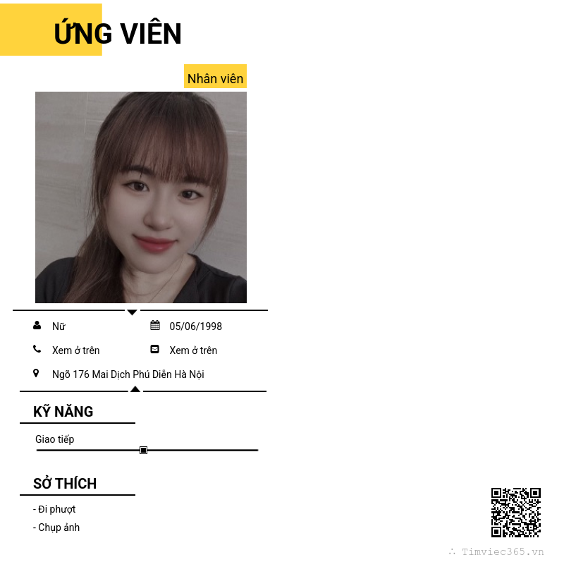 CV ứng viên