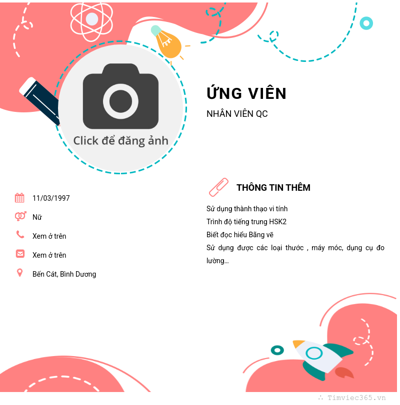 CV ứng viên