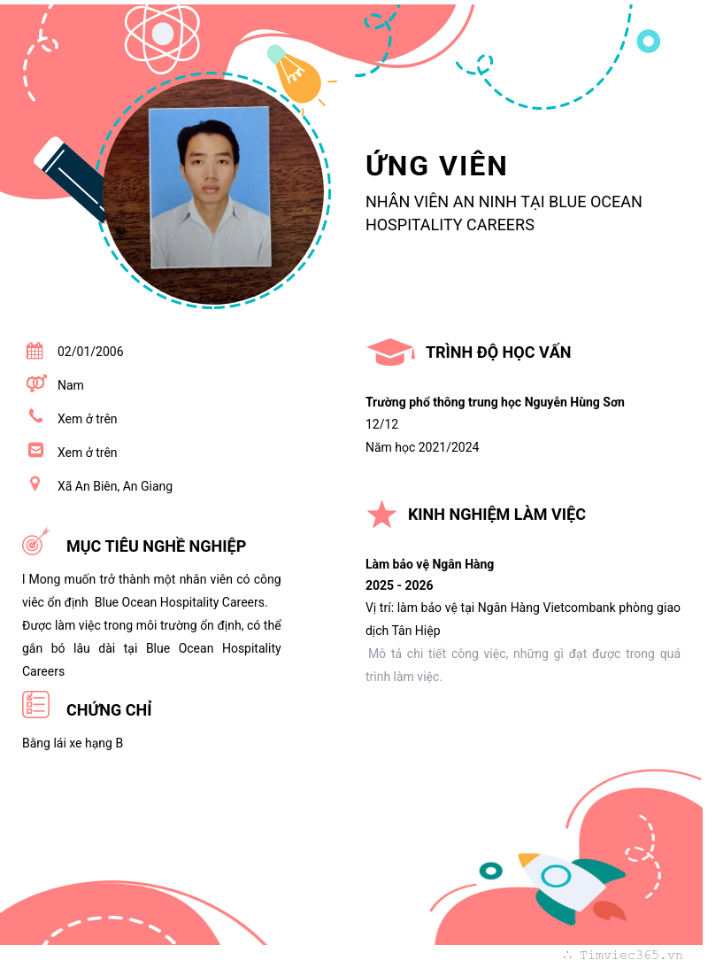CV ứng viên