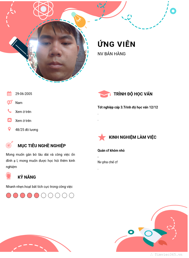 CV ứng viên