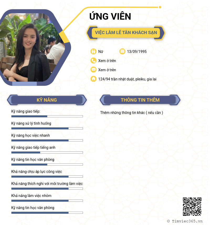 CV ứng viên
