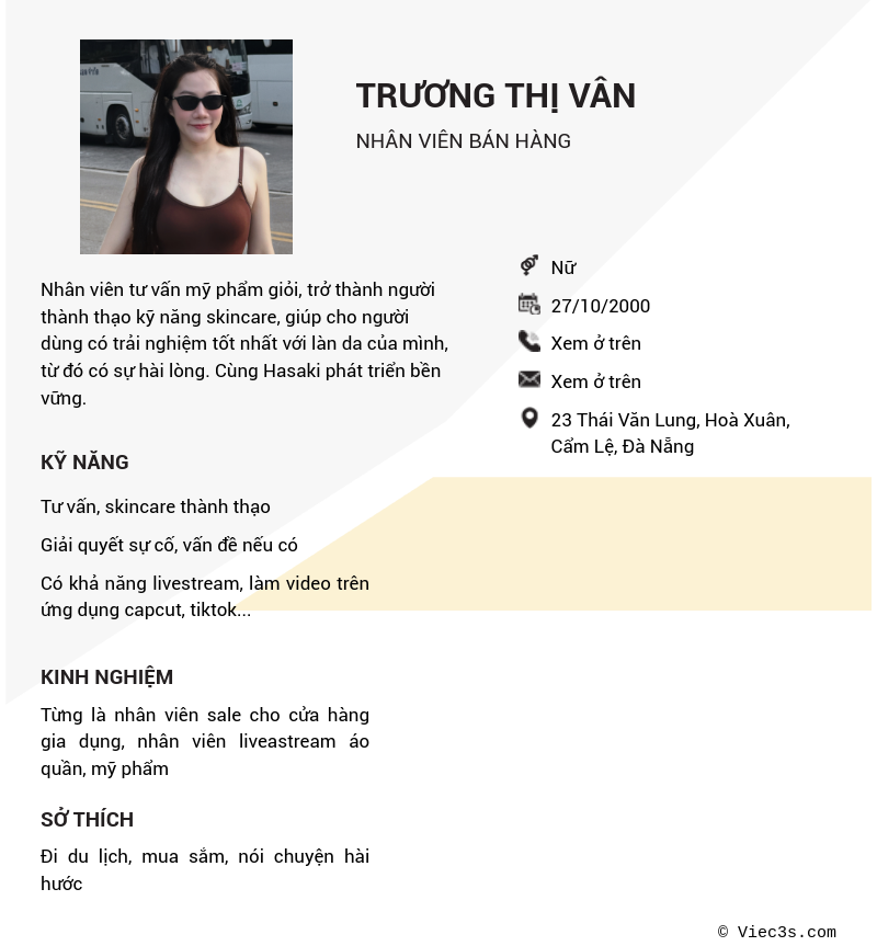 CV ứng viên