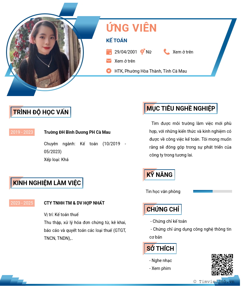 CV ứng viên
