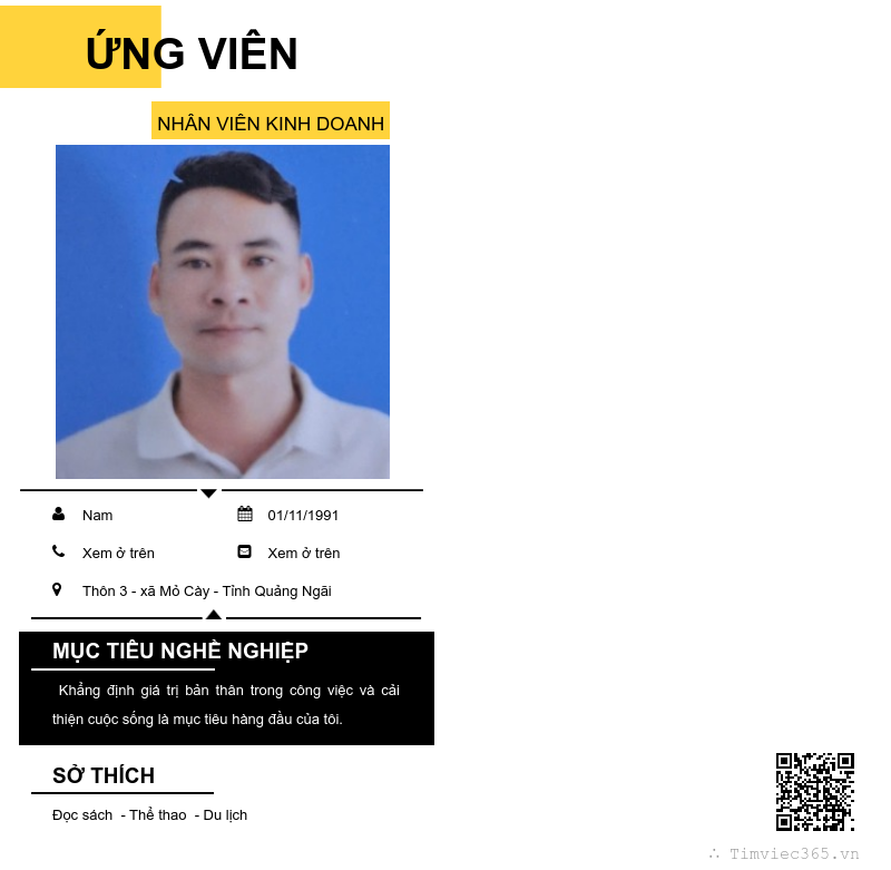CV ứng viên