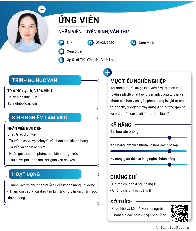 CV ứng viên