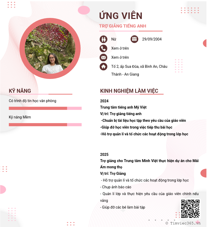 CV ứng viên
