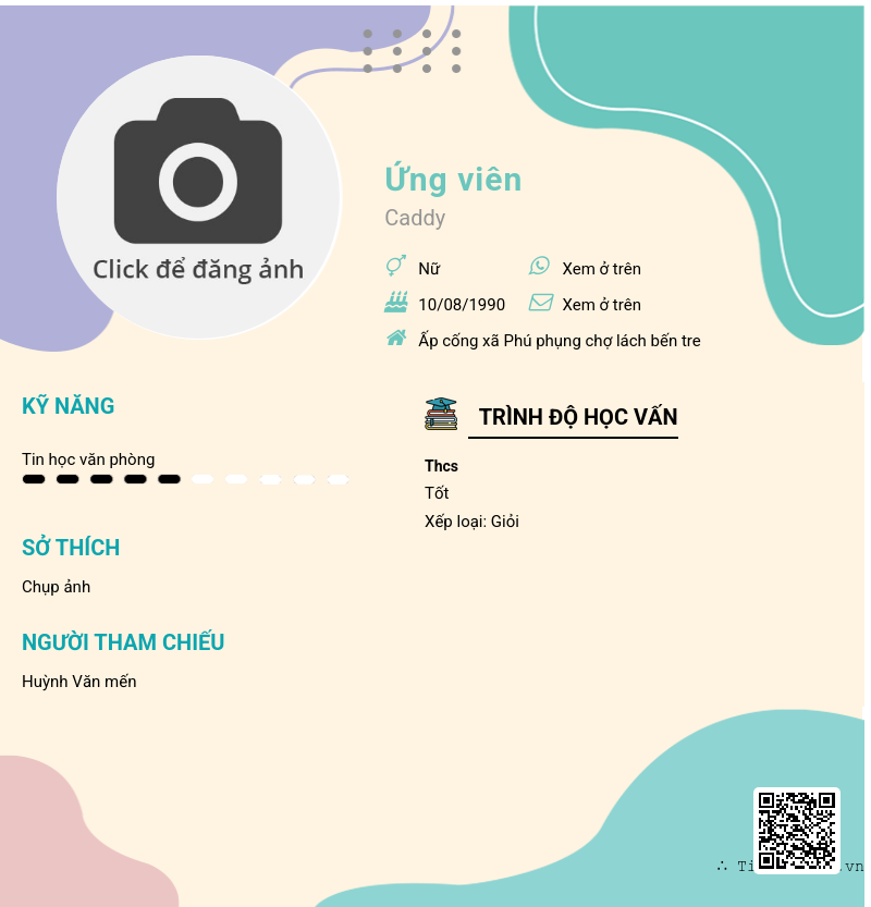 CV ứng viên