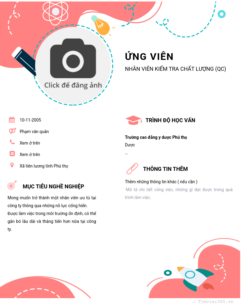 CV ứng viên