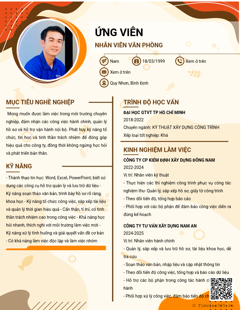 CV ứng viên