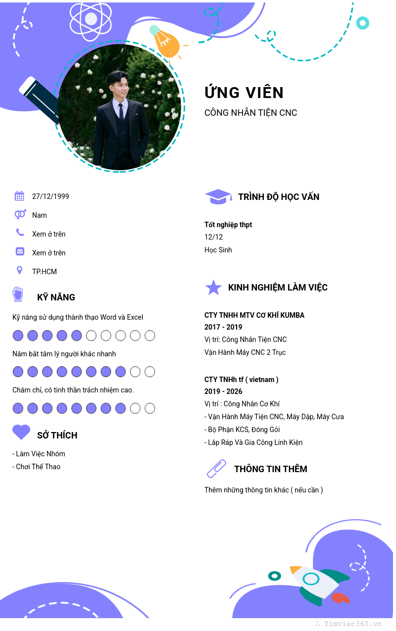 CV ứng viên