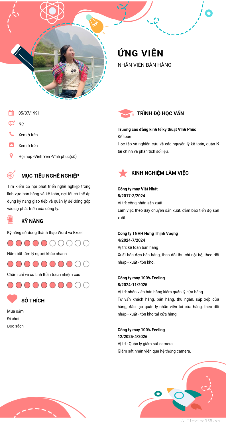 CV ứng viên