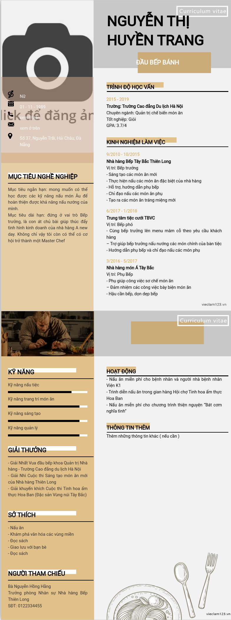 CV ứng viên