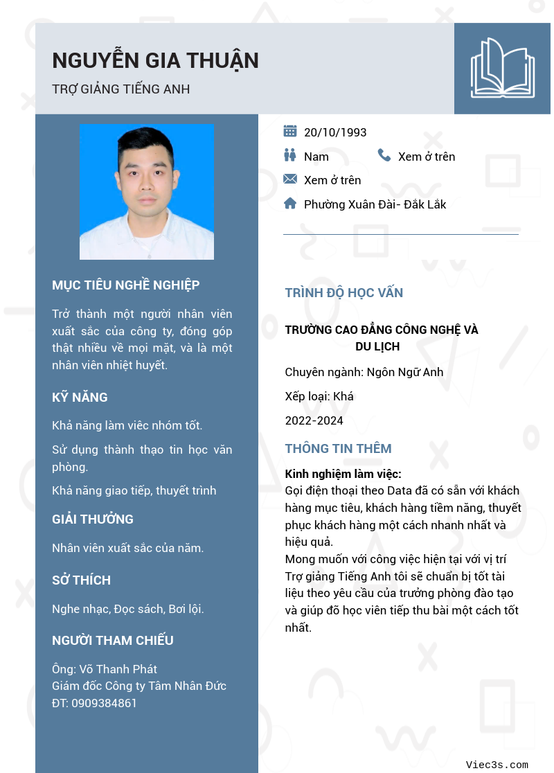 CV ứng viên