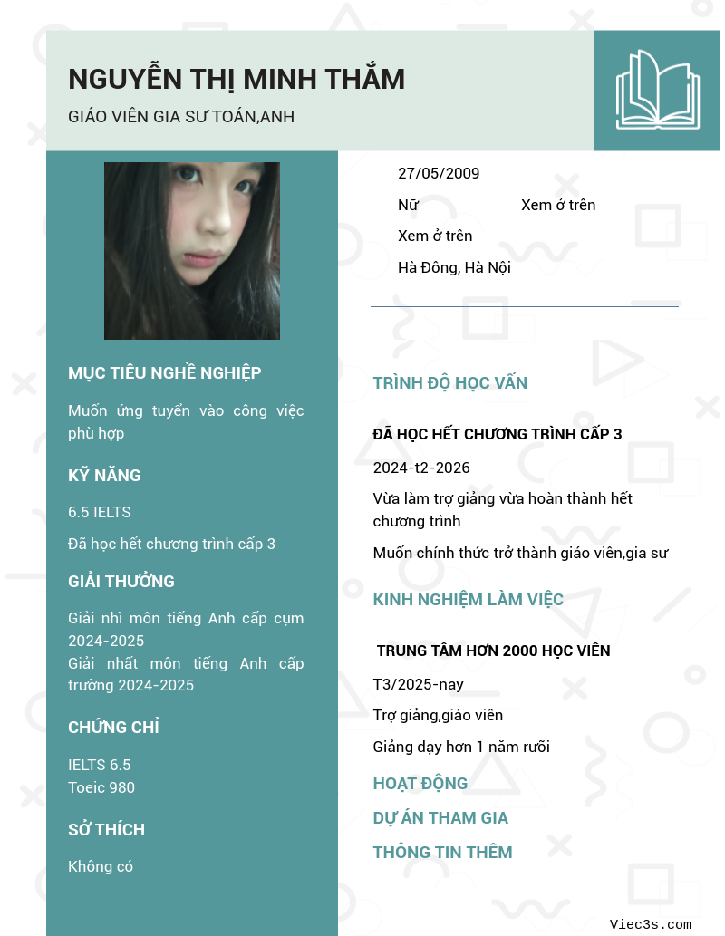 CV ứng viên