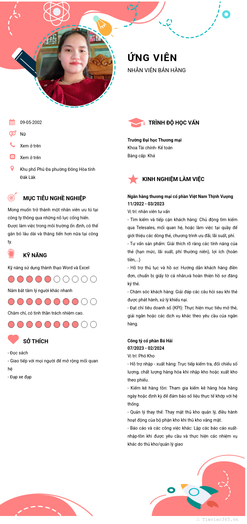CV ứng viên