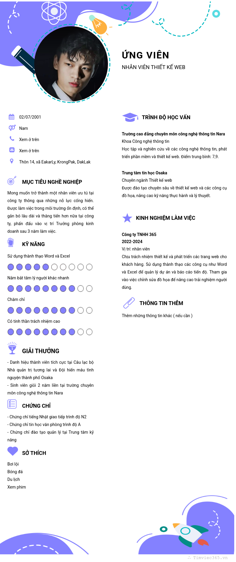 CV ứng viên