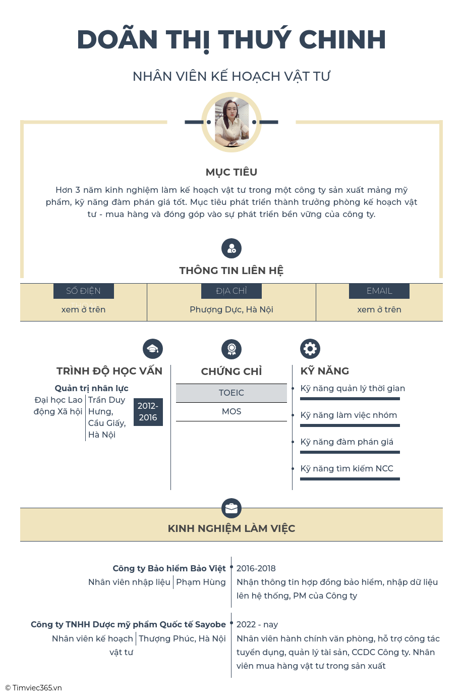 CV ứng viên