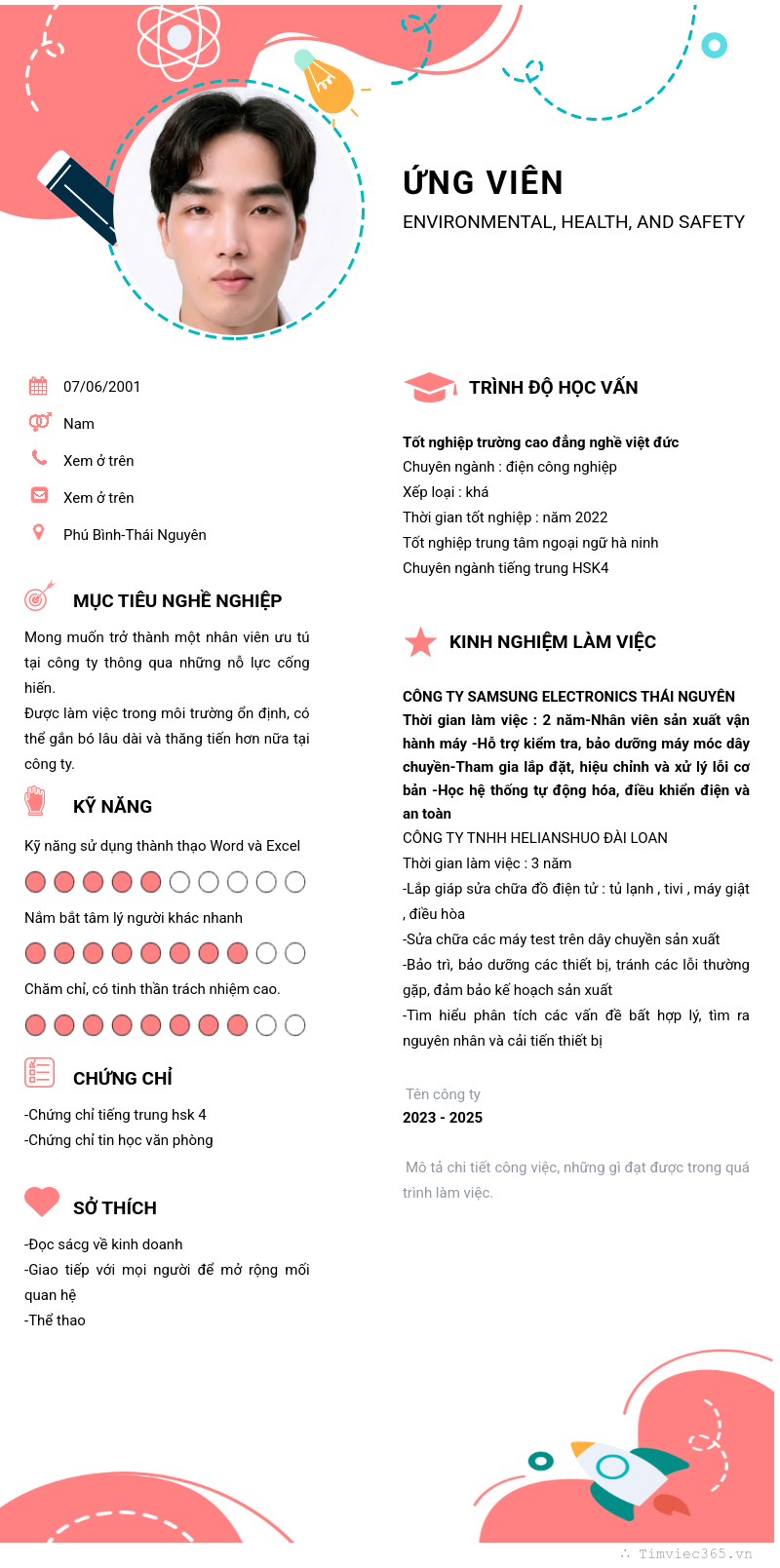 CV ứng viên