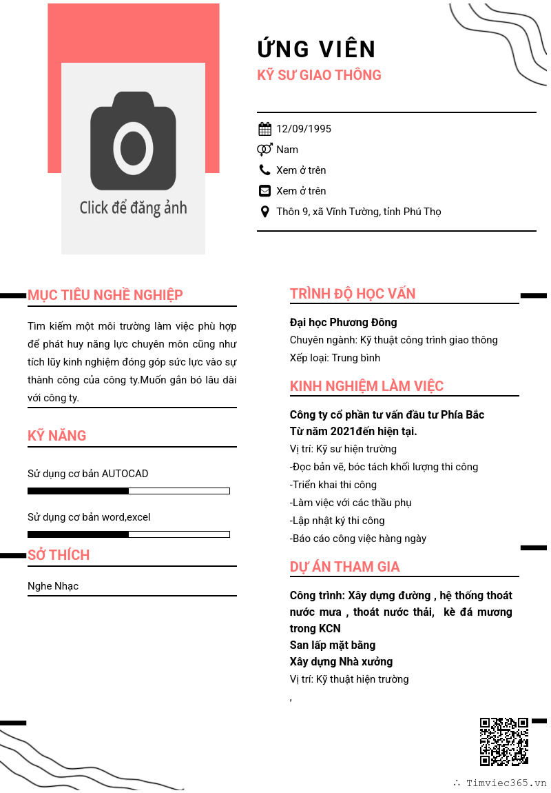 CV ứng viên