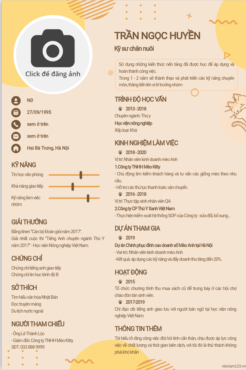 CV ứng viên