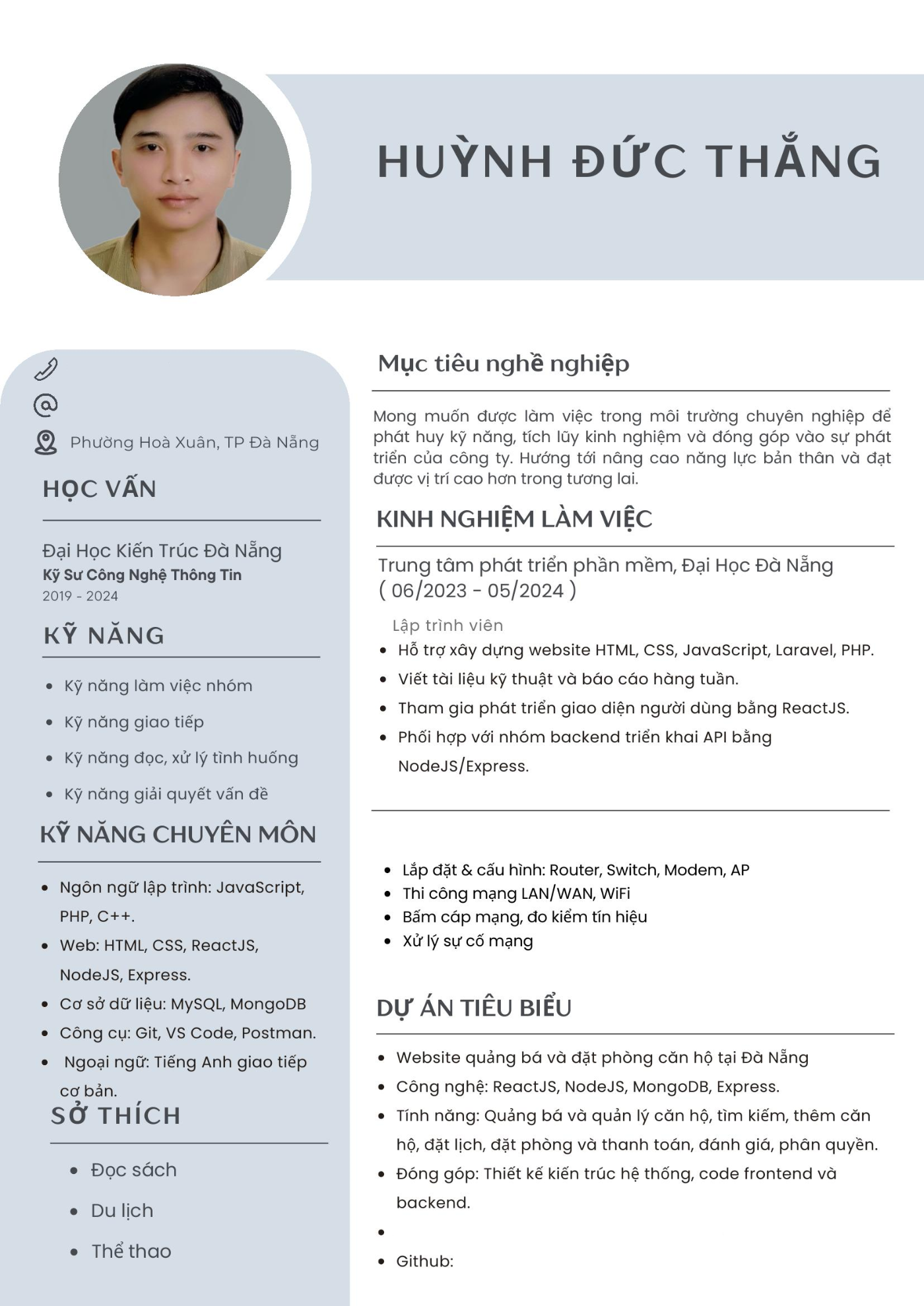 CV ứng viên