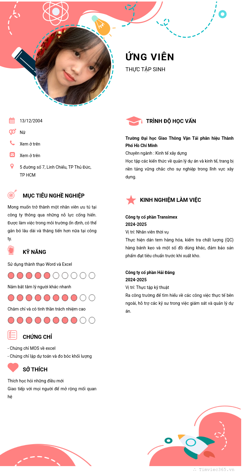 CV ứng viên