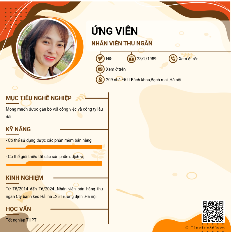 CV ứng viên