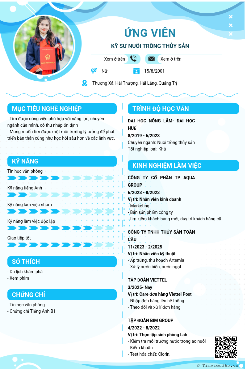 CV ứng viên