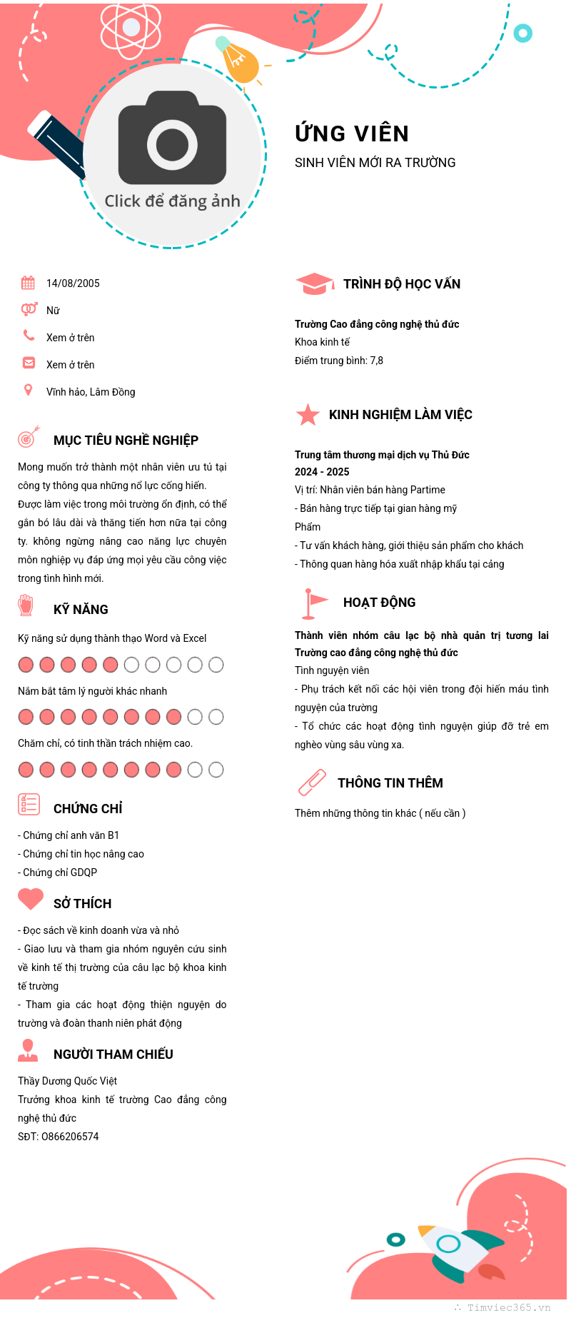 CV ứng viên