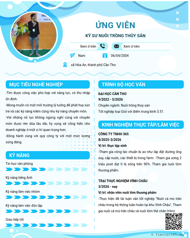 CV ứng viên