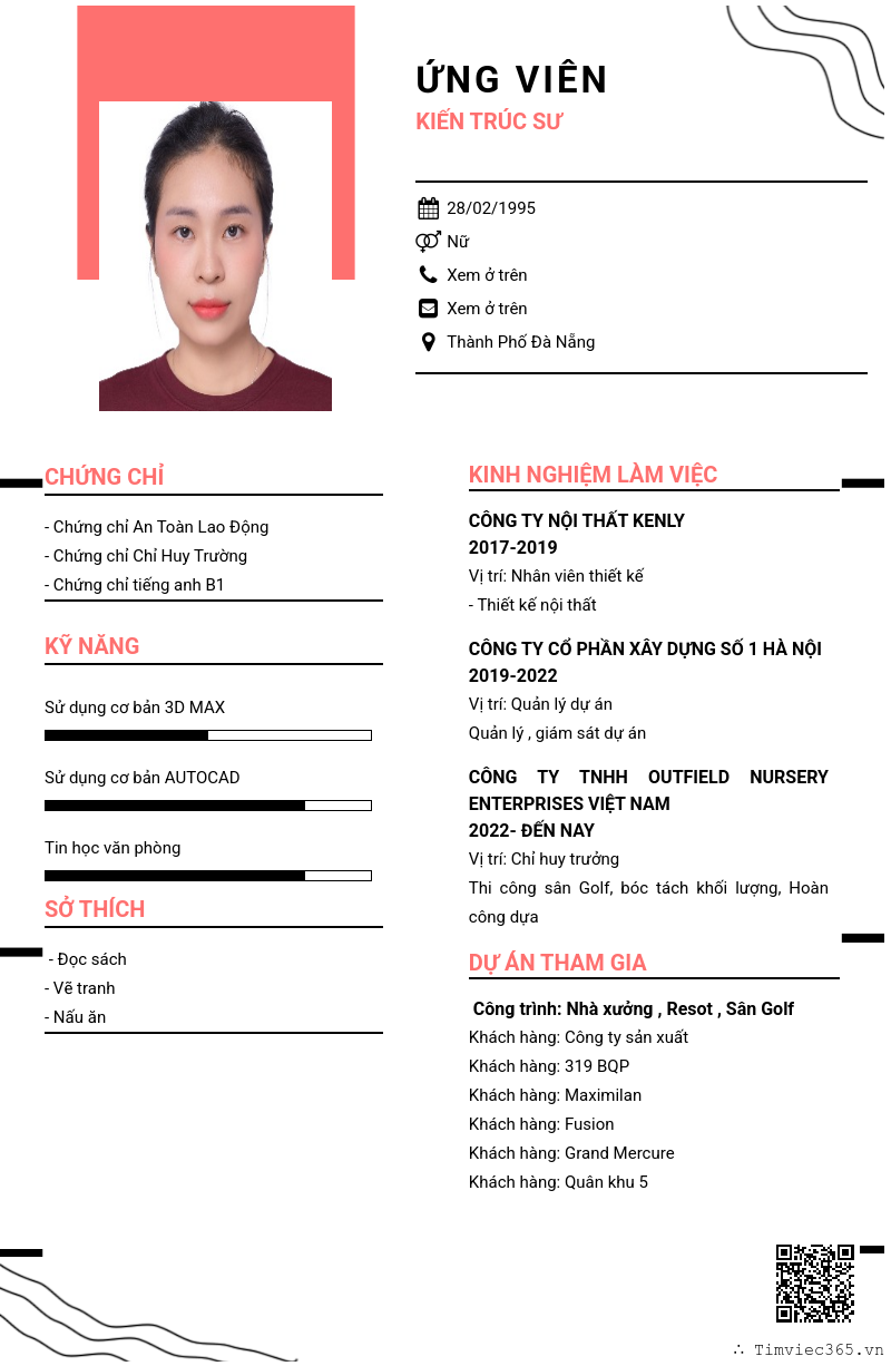 CV ứng viên