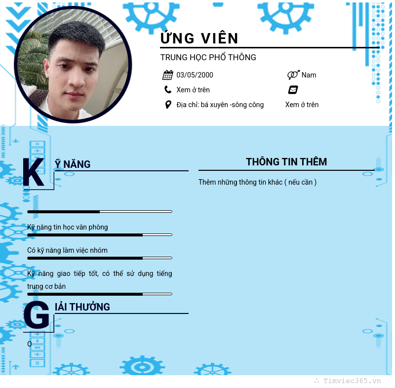 CV ứng viên