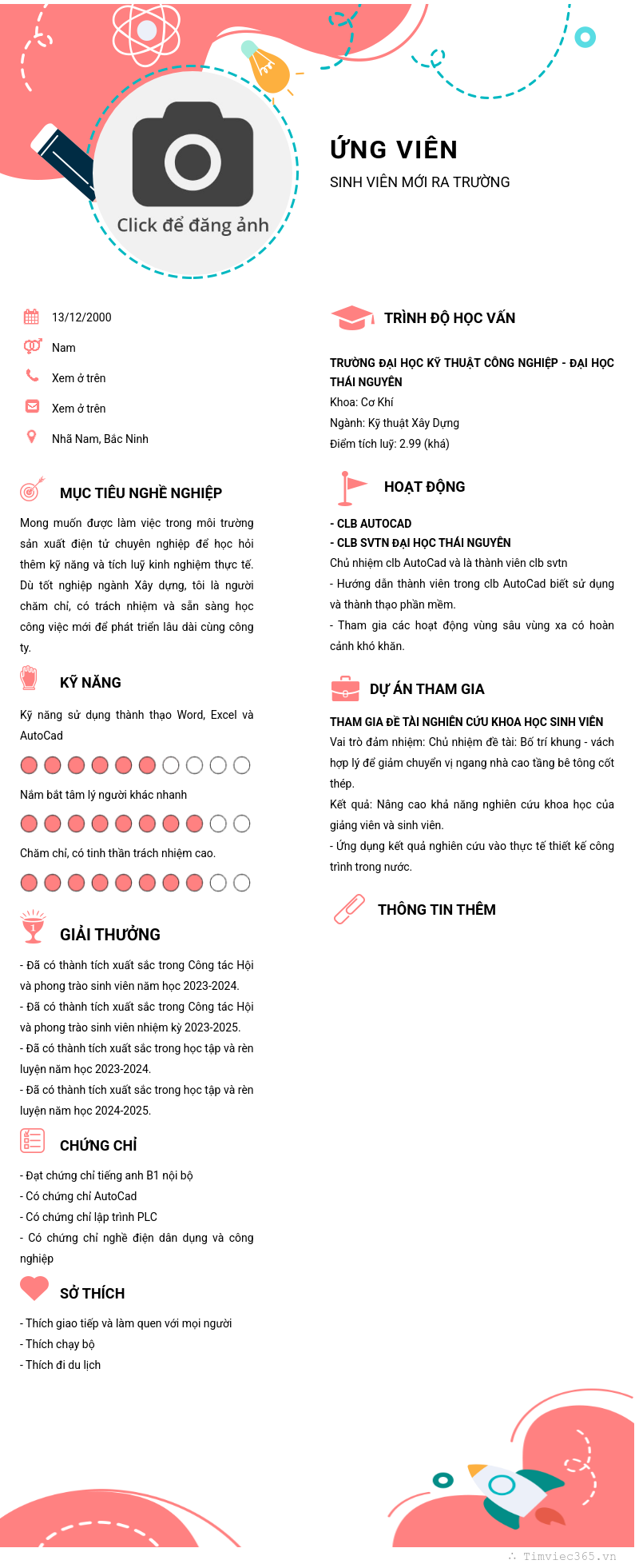 CV ứng viên