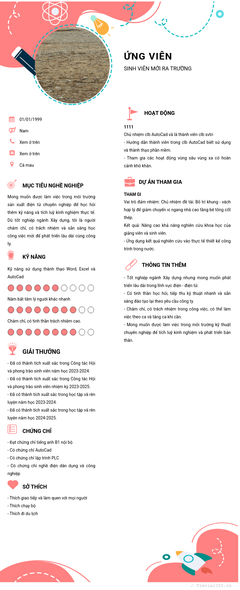 CV ứng viên