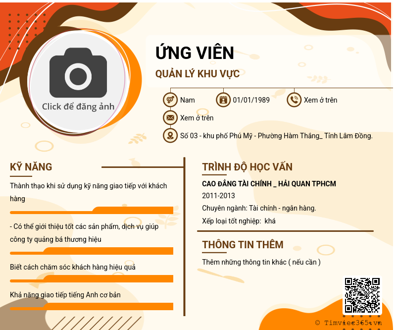 CV ứng viên