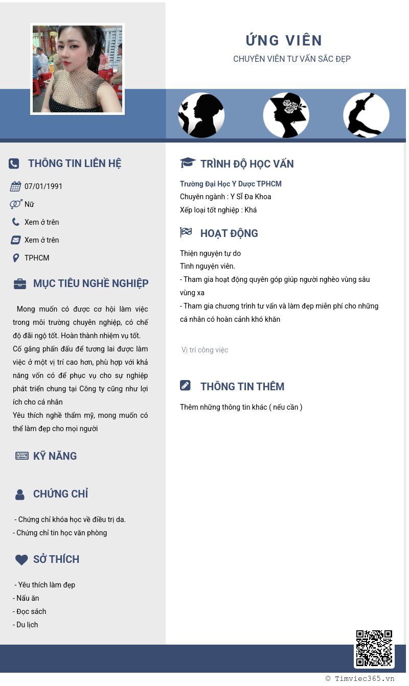 CV ứng viên