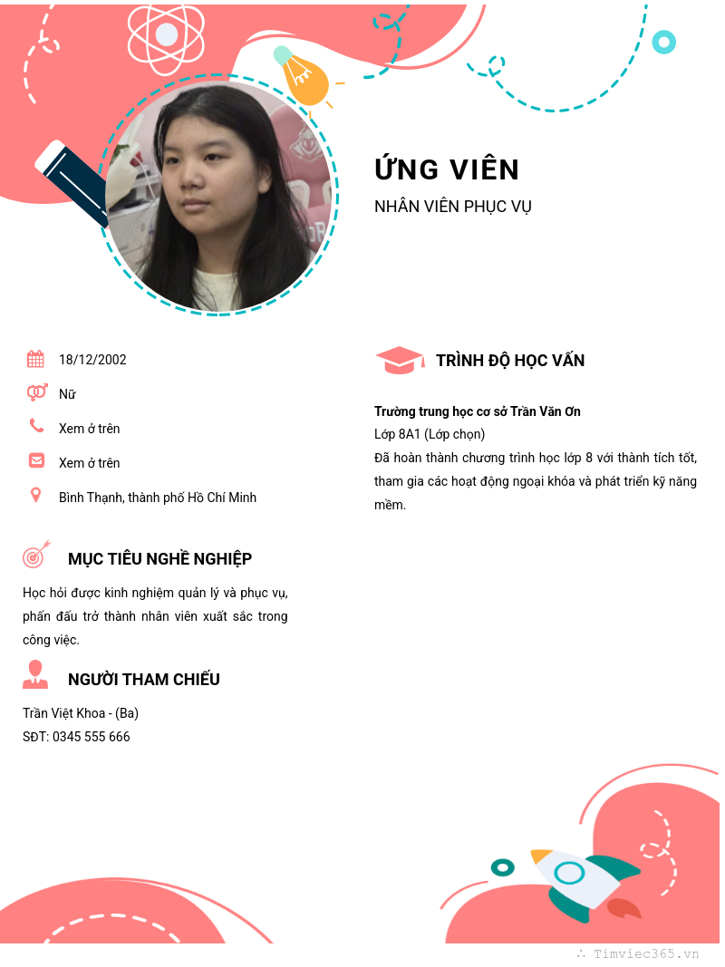 CV ứng viên