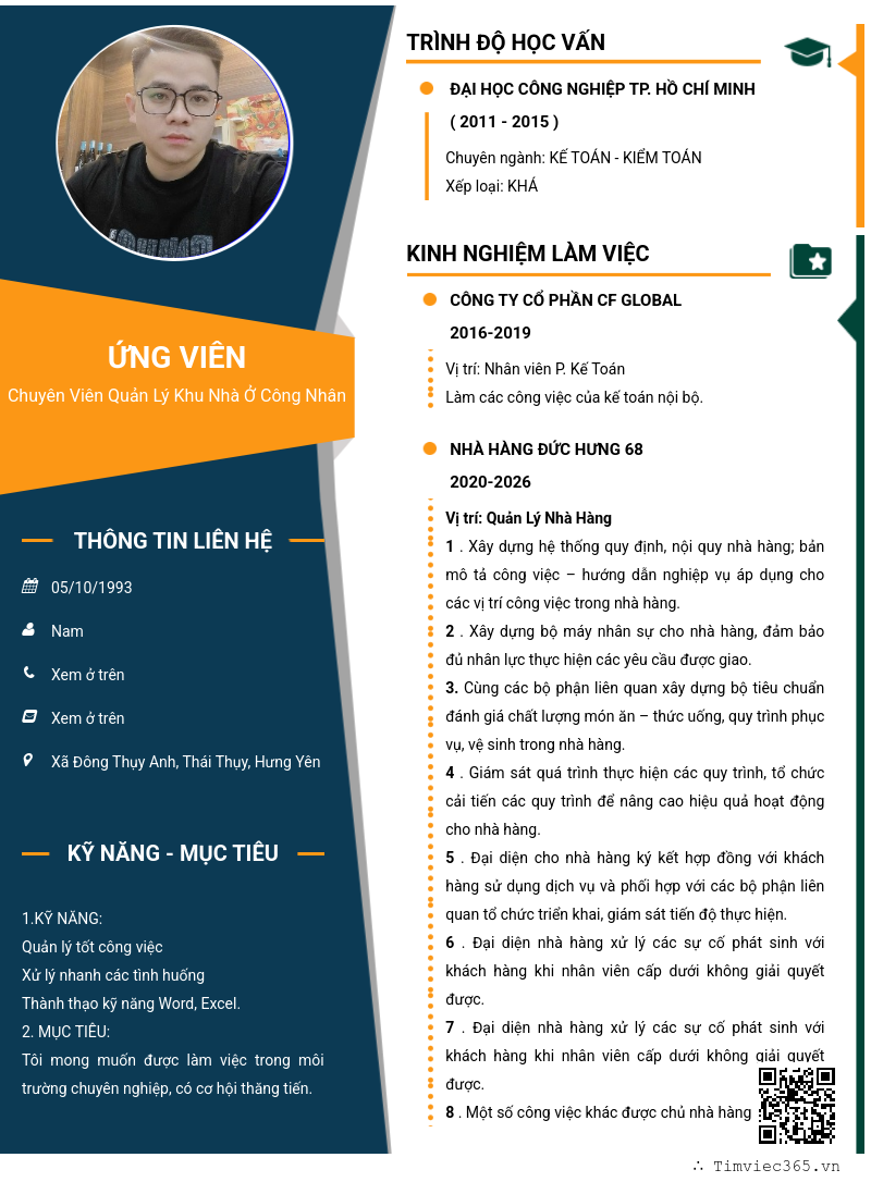 CV ứng viên