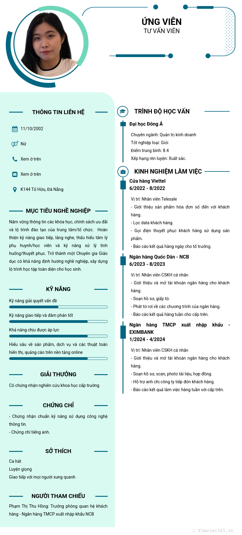 CV ứng viên