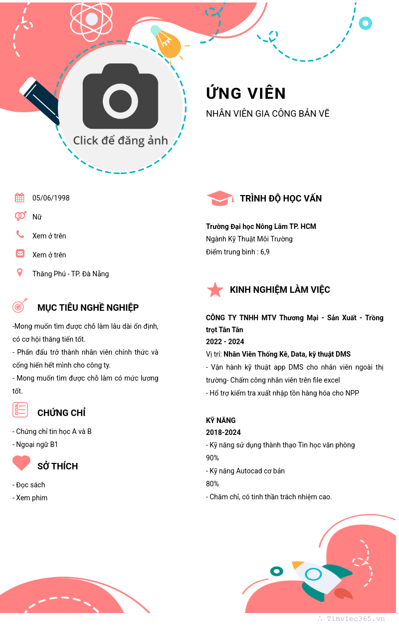 CV ứng viên