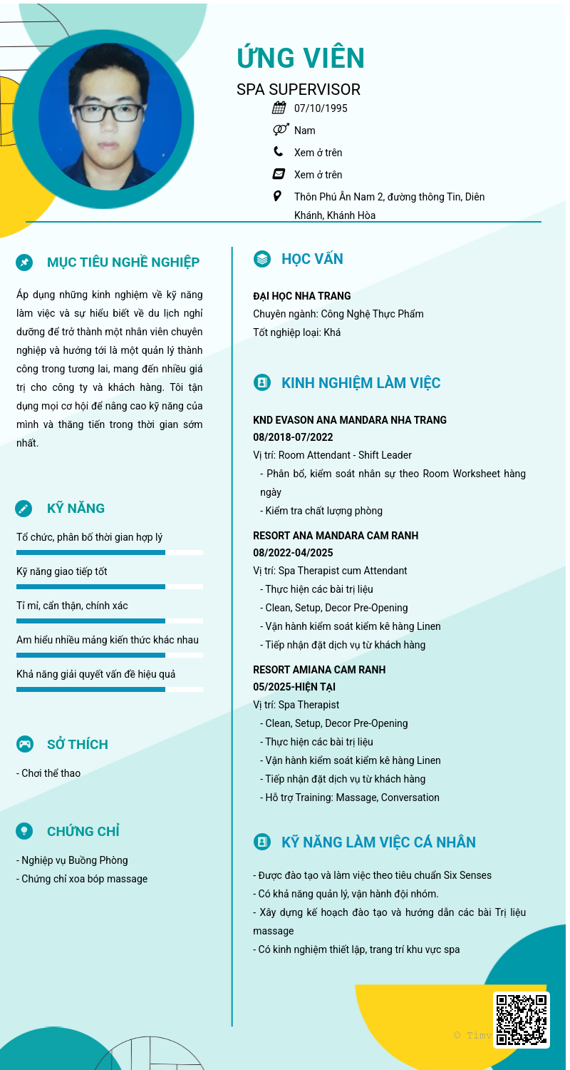 CV ứng viên